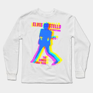 elvis costello cmyk offset graphic Long Sleeve T-Shirt